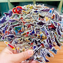 Aircraft Fighter missiles Stereocartoon 3D Bubble Stickers children Puzzle Hand Stickup to Boy Early Teach Paste