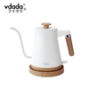 Japanese Vdada Electric Coffee Kettle with Long Spout, Hand-Pour Electric Kettle, 304 Stainless Steel, for Boiling Water, Making Tea, 0.8L