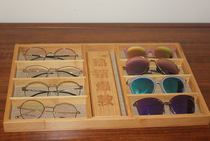 Fast Fashion Bamboo And Wood Glasses Show Shelves Sunglasses Display Props Sunglasses Counter Decorated Tide Glasses Display