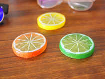 Simulated lemon glasses counter decoration props ornaments small ornaments photo photography background props display stand