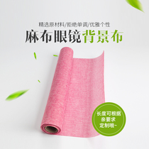 Hemp Cloth Table Cloth Glasses Store Ornament Shop Decoration Props Sunglasses Shooting Background Cloth Glasses Display Mat Cloth Mat