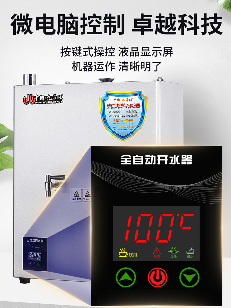 Step-By-Step Water Boiler, Commercial Fully Automatic Gas-Fired Large-Capacity Wall-Mounted Small Electric Water Boiler