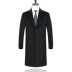 Playboy áo len len nam cashmere Nizi áo khoác nam trung niên dày phù hợp với cổ áo dài trench coat áo phao lông vũ Áo len