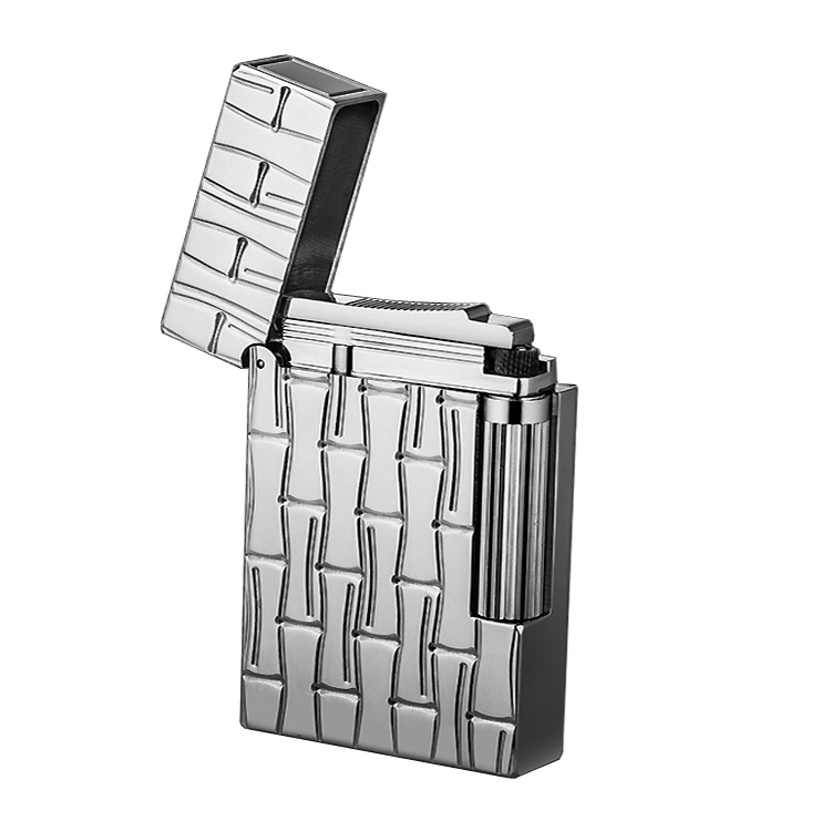 Imported Langsheng lighter personality inflatable net red non-windproof creative pure copper grinding wheel men's birthday gift