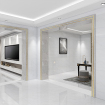  Artificial marble Aluminum alloy Wukou elevator door frame door and window cover Indoor window balcony door cover package waist line