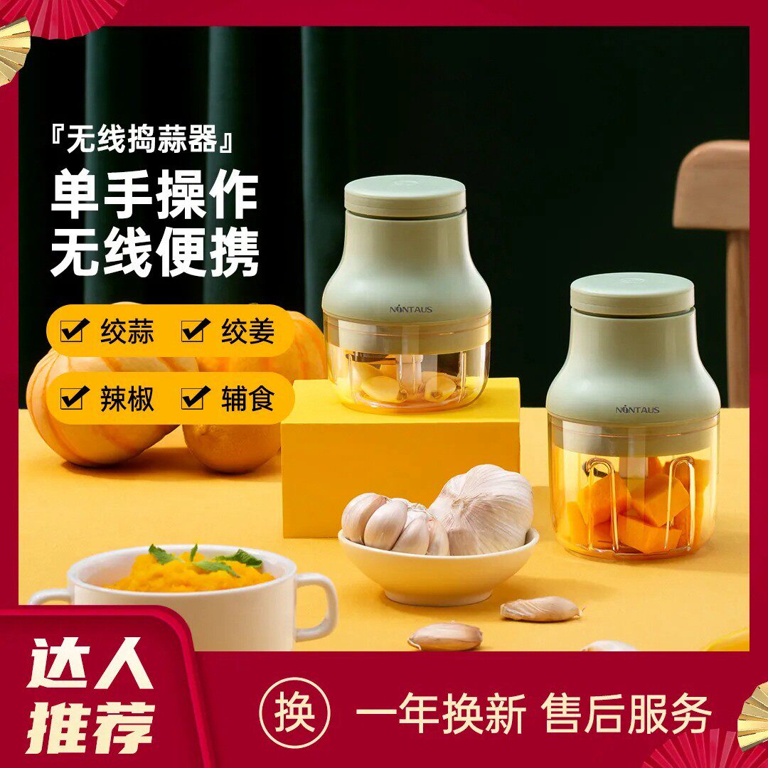 Gold Positive SR22 Press Garlic electric minced garlic Clay God manually slapped garlic paste Mashed Mini Spoiler Garlic Hibiscus