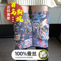 100% silk cotton pants womens winter wear leggings plus velvet padded high waist slim stretch stretch foot one warm pants