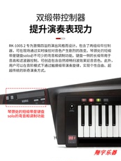 Аналоговый синтезатор korg科音rk-100s 2 37键便携肩背式舞台solo电子合成器自带声码器