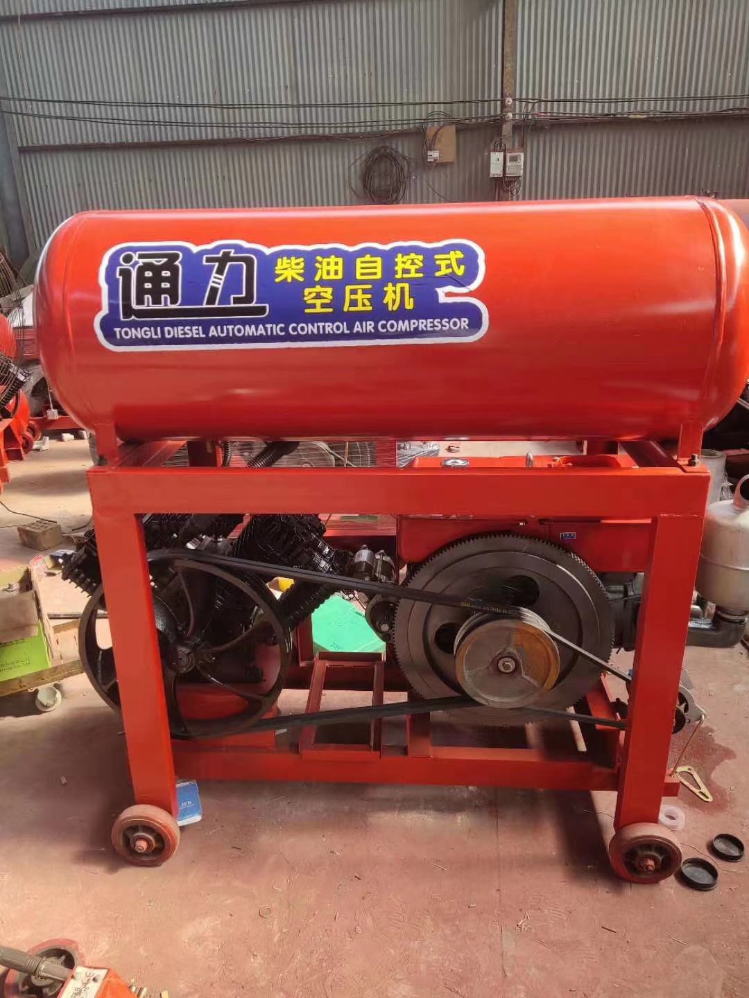 Normal State Diesel Engine 22 Pickup 22 Diesel Flow Retire Air Compressor Mobile Air Pump Tire Inflatable Air Compressors