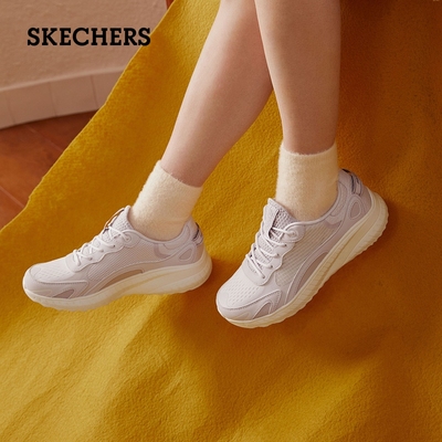 Skechers斯凯奇秋季女鞋舒适软底休闲运动鞋厚底增高缓震跑步鞋