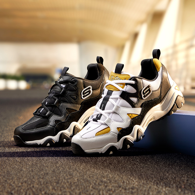 Skechers 斯凯奇 情侣款 厚底老爹鞋 熊猫鞋 双重优惠折后￥369包邮 男、女35-46码多色可选 88VIP会员还可95折