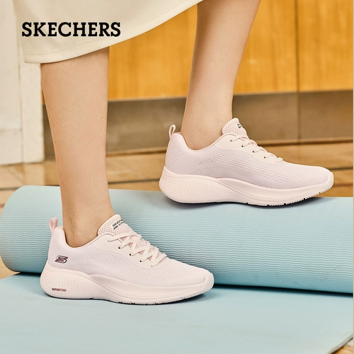 Skechers, спортивная обувь на платформе для отдыха, комфортная дышащая обувь для ходьбы, мягкая подошва
