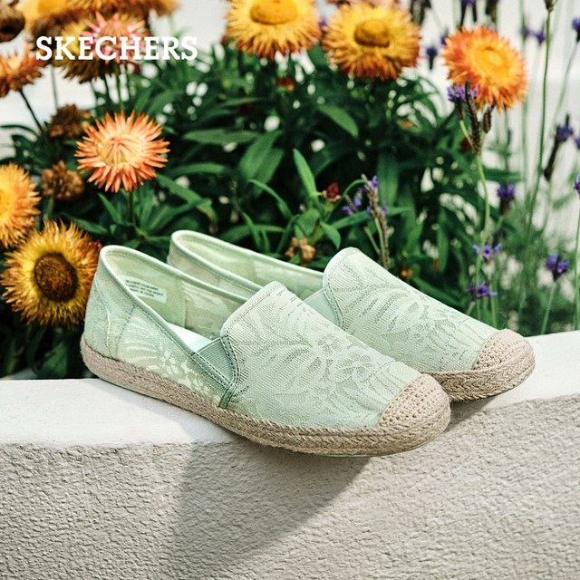 Skechers summer ເກີບ lace temperament ໃຫມ່ commuting versatile ເກີບຊາວປະມົງຈີນໃຫມ່