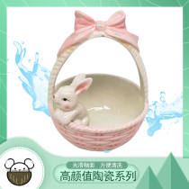 Honey gangster ceramic nest guinea pig squirrel chinchilling ceramic nest sleeping nest hamster cooling Grass Bowl basket photo