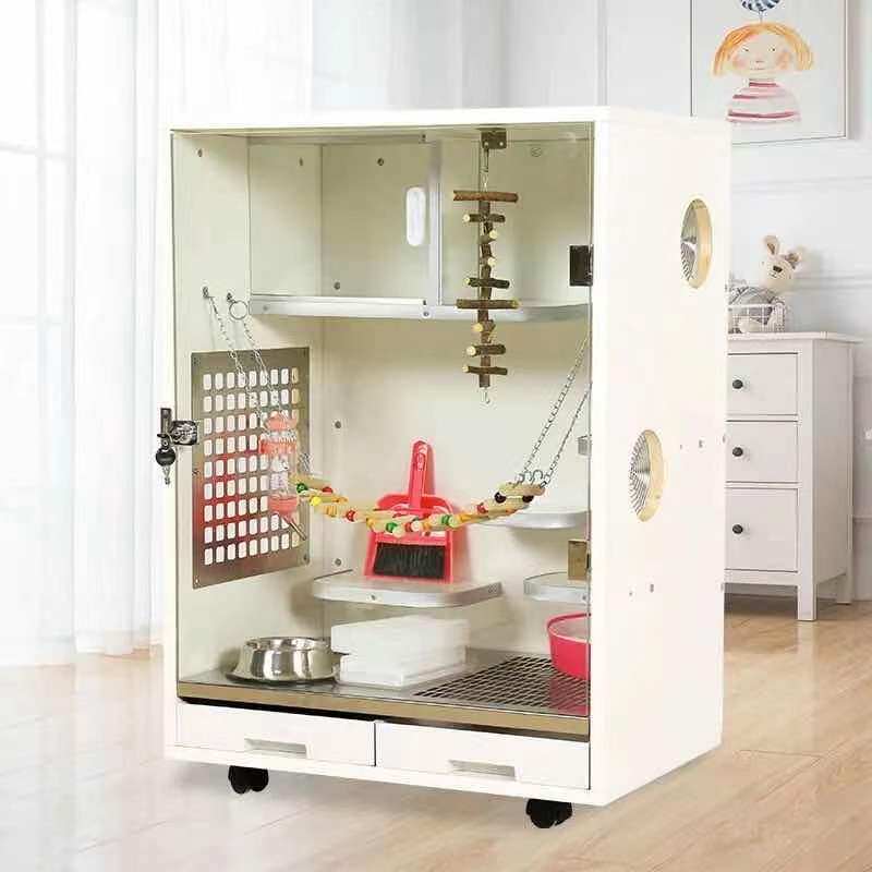 Totoro Totoro Cabinet Cage Ecological Board Totoro Villa Pet Cabinet Totoro Cage Colorful 60*40*60