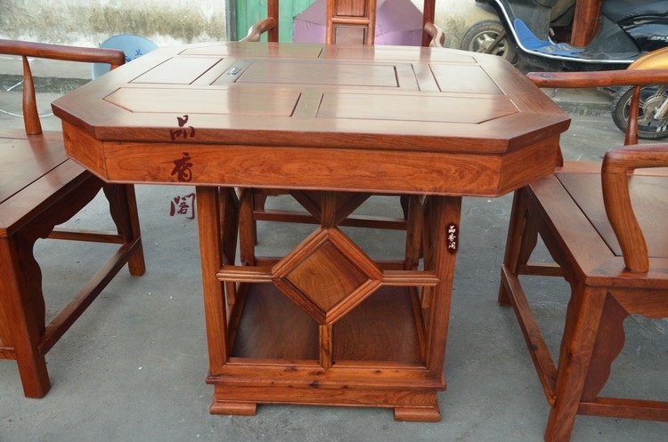 Bán buôn Miến Điện rosewood trái cây lớn rosewood bàn trà bàn trà bàn trà mahogany đồ nội thất một số khuyến mãi