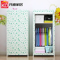 Độc thân con cho thuê đơn giản tủ quần áo nhỏ gọn tiết kiệm không gian ký túc xá hộ gia đình Oxford Đặc biệt tủ thường dân hiện đại - Buồng giá tủ quần áo gỗ công nghiệp