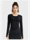 Yoga clothes for women 2025 new spring and autumn long-sleeved sports tops running quick-drying long-sleeved fitness clothes yoga cover-ups