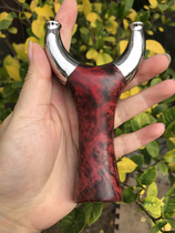 Micro-defect stabilized wood High-grade anti-curved titanium steel flying tiger thunder flat skin CNC brace technology wood handle competition