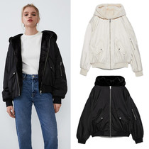 ZA2019 autumn double-sided bomber jacket imitation mink coat female ra04341212738 4341 212