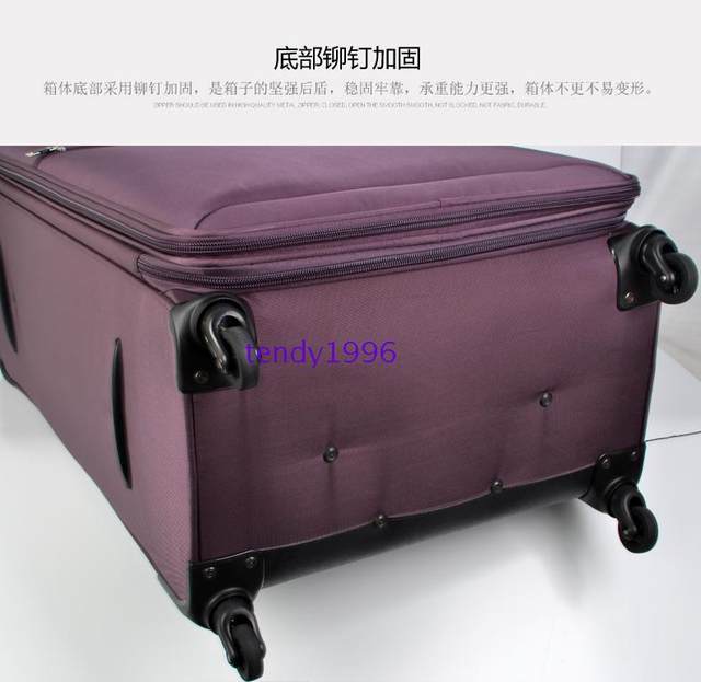 Ultra-light Oxford trolley suitcase 30-inch 36-inch suitcase universal wheel suitcase 24/20-inch boarding suitcase for men