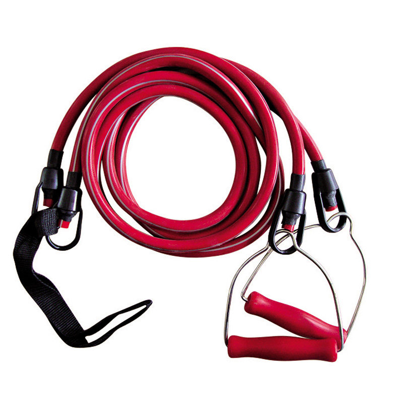 Cyber swim tension rope puller practices swimming paddling power