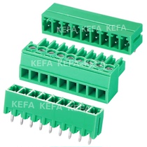 Cfa electronic KF2EDG-3 5mm full set with curved pin with straight pin plug type terminal block in stock