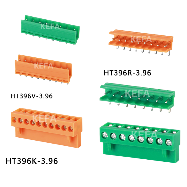Kefa plug-in terminal HT396-3 96mm orange-green matching straight needle curved needle direct sales a large number of spot