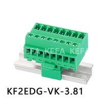 Kefa terminal KF2EDG-VK-3 81mm chassis panel track installation plug-in terminal seat