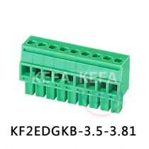 Plug-in-type wiring terminal KF2EDGKB KBM-3 5 3 81mm straight standing anti-fitting mother seat Constand stock