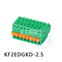 Plug-in terminal block KF2EDGKD-2 5mm small pitch hole seat