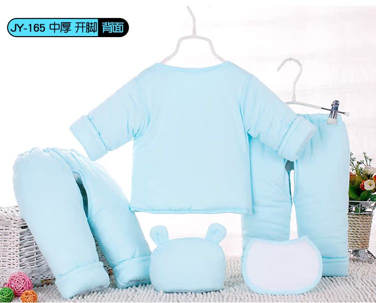 Bộ quà tặng sơ sinh cho bé quần áo cotton mùa xuân và mùa thu đông 0-3 tháng 6 Đồ sơ sinh cho bé sơ sinh bán hộp quà sơ sinh đẹp