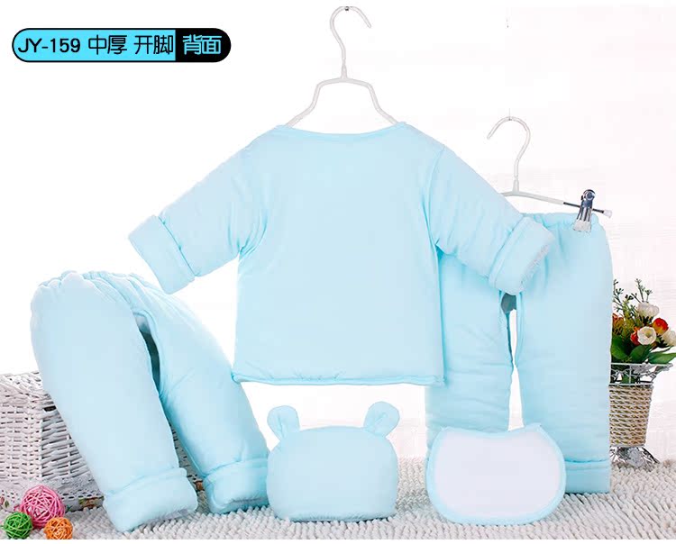 Bộ quà tặng sơ sinh cho bé quần áo cotton mùa xuân và mùa thu đông 0-3 tháng 6 Đồ sơ sinh cho bé sơ sinh bán hộp quà sơ sinh đẹp