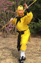 Monkey King clothing Monkey King clothes with hair planting masks