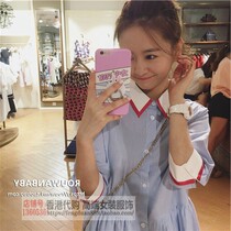Summer Thailand seaside travel holiday women Sanya beach dress small girl shirt dress student dress