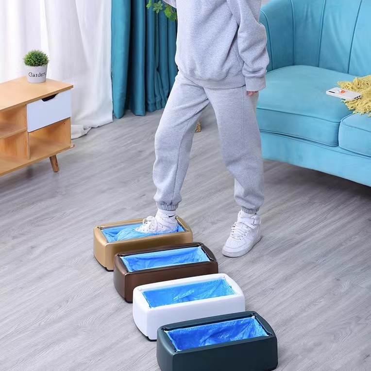Japan imports MUJIE shoe cover machine Automatic household foot-on-foot disposable fully automatic set shoe machine smart foot sleeve machine-Taobao