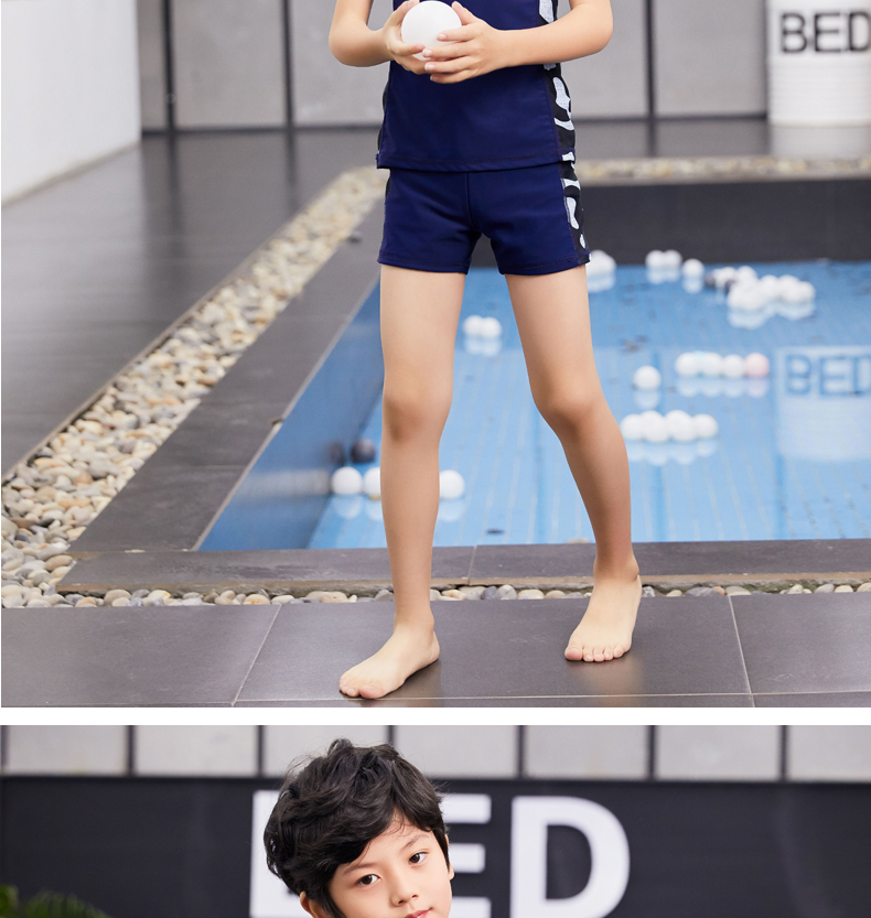 Đồ bơi cho bé trai Chàng trai tuổi teen Đồ bơi Học sinh Big Boy Split Baby Kem chống nắng Bơi nhanh Đồ bơi - Bộ đồ bơi của Kid đồ bơi cho em bé