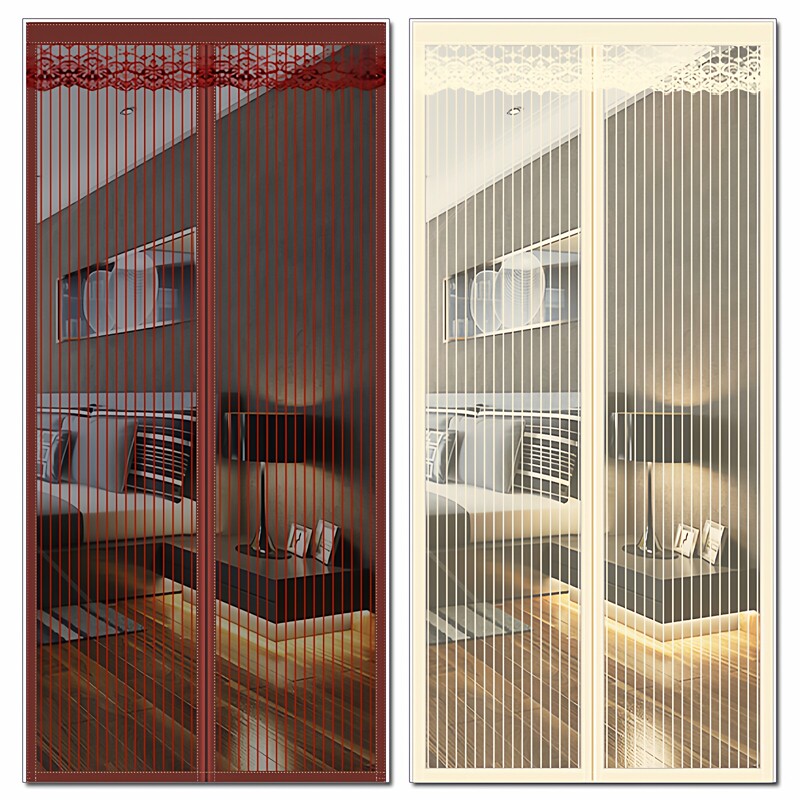 Magic Tape Mosquito Net Door Curtain for Home Use, Self-Adhesive Magnetic Screen Door, Self-Installation Window Screen, Kitchen Insect-Proof Mesh, No Drilling Required Magic Tape Mosquito Net Door Curtain for Home Use, Self-Adhesive Magnetic Screen Door, Self-Installation Window Screen, Kitchen Insect-Proof Mesh, No Drilling Required