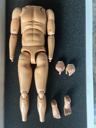 3R Did 1/6 Scale Gm652 Model Body Without Connectors