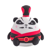 Chengdu Panda doll original Three Kingdoms characters Panda doll Sichuan tourism memorial cute plush toy doll
