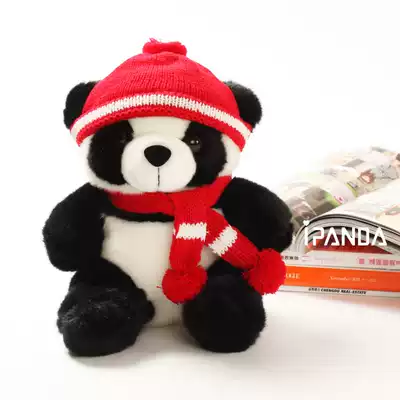 Panda doll plush black and white panda doll Cartoon plush toy cute ragdoll hug bear girl gift