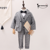 Baby Boys Year-Old Suite Spring and Autumn Costume for British Wind Childrens Birthday Suite