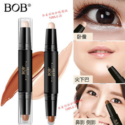 BOB Tolerant Rod Two-Head High-Light V Face Powder Brightened Nose Beam Shadow Slim Face Waterproof Beginners