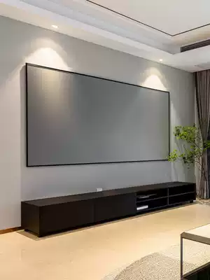98-inch anti-light projection hard screen 100-inch home 4K HD frame screen in telephoto projector wall-mounted hard screen