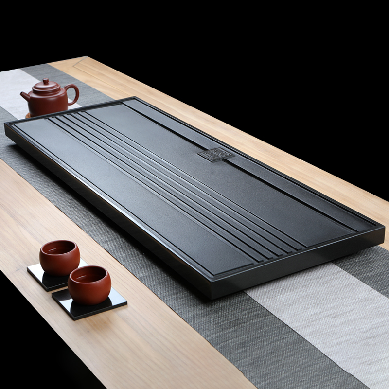 Natural whole Ukkim stone tea tray home living room minimalist Japanese style large tea table stone tea sea kongfu tea house