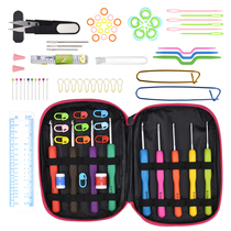 Rons new style with scissors simple hand knitting crochet tool wool metal sweater hook set to send tutorial