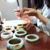 Yan Zhimei Jade Hetian Jade bracelet Natural jade bracelet specializes in special features excellent selection and processing of bracelets pendant pendants