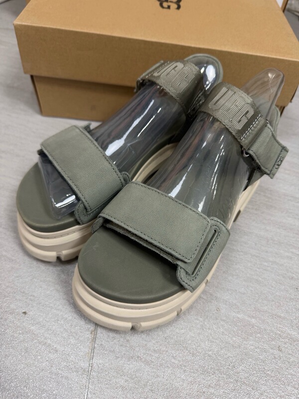 Ugg Women's Sandals, Genuine Store Product, Sheepskin Thick-Soled Velcro Ashton Comfortable Casual Shoes for Summer 1136764 Ugg Women's Sandals, Genuine Store Product, Sheepskin Thick-Soled Velcro Ashton Comfortable Casual Shoes for Summer 1136764