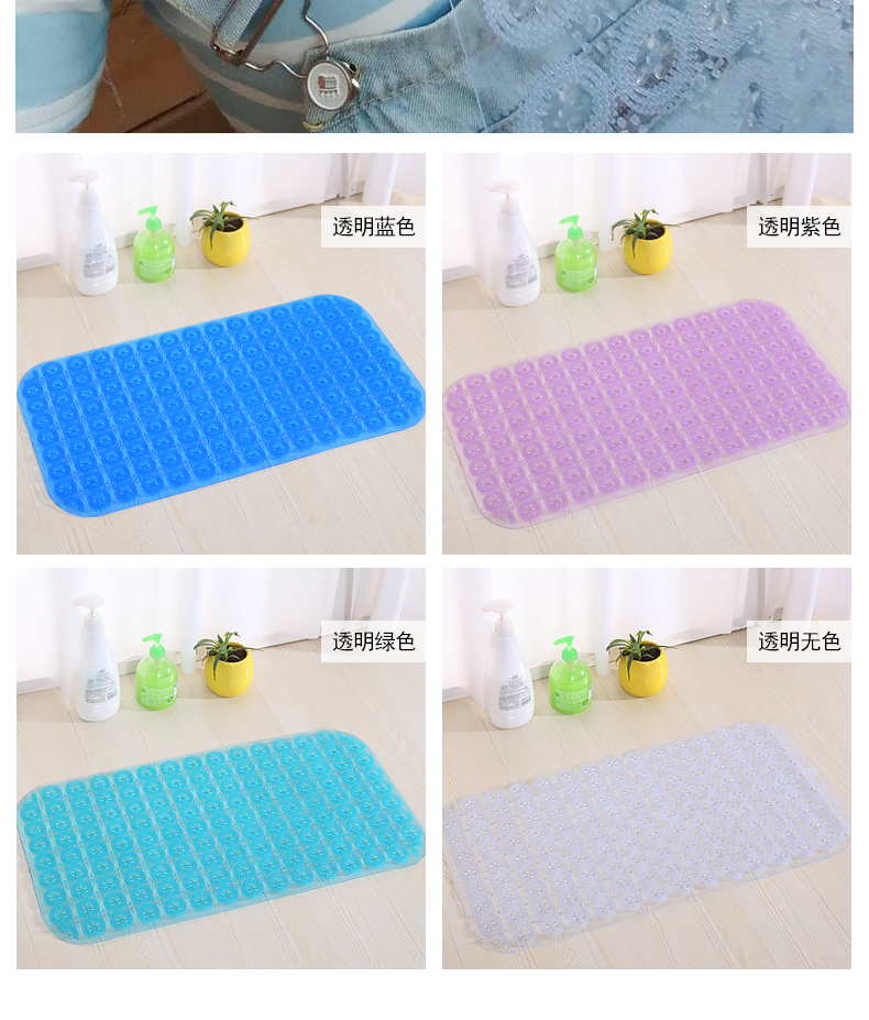 Yu chơi tắm thảm mat cửa cửa phòng tắm phòng tắm vòi sen tắm mat PVC chống thấm nước - Thảm sàn thảm xốp dày 5cm