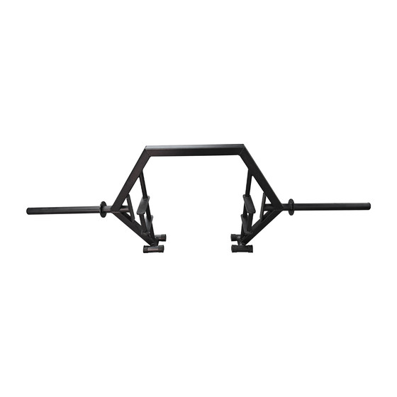 Open-Style Deadlift Squat Rack Barbell Bar Commercial Hexagonal Bar Hex Barbell Bar Farmer's Walk Weight Training